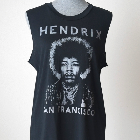 Jimi Hendrix Tops - Jimi Hendrix Sleeveless Top